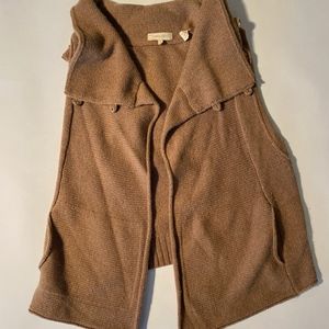 Inhabit Tan Sweater Vest